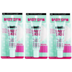 Maybelline Baby Skin Instant Pore Eraser Primer  Clear  0.67 Fl Oz (Pack of 3)