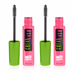 Maybelline Great Lash Waterproof Mascara Volumizing Lengthening and Lash-Doubling Formula for Thicker Lashes Very Black 2 ...