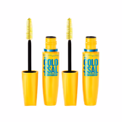 Maybelline Volum' Express The Colossal Waterproof Mascara Makeup Volumizing No Clump Mascara Glam Black 0.31 Fl Oz (Pack o ...