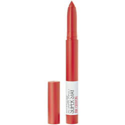 Maybelline SuperStay Ink Crayon Matte Longwear Lipstick With Built-in Sharpener  Laugh Louder  0.04 Ounce