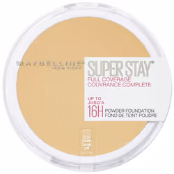 Maybelline Super Stay Full Coverage Powder Foundation Makeup Up to 16 Hour Wear Soft Creamy Matte Foundation Golden Caram ...