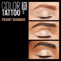 Maybelline New York color Tattoo 24 Hour Longwear cream Eyeshadow Makeup, Front Runner, 1 count