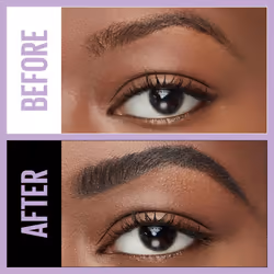 Maybelline Express Brow Ultra Slim Eyebrow Makeup  Brow Pencil with Precision Tip and Spoolie for Defined Eyebrows  Black Brown  1 Count
