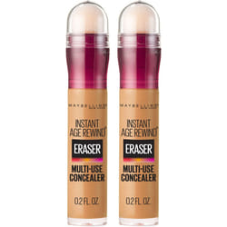 Maybelline Instant Age Rewind Eraser Dark Circles Treatment Multi-Use Concealer  Caramel  0.2 Fl Oz (Pack of 2)