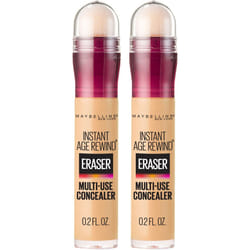 Maybelline Instant Age Rewind Eraser Dark Circles Treatment Multi-Use Concealer  Sand  0.2 Fl Oz (Pack of 2)