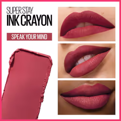 Maybelline SuperStay Ink Crayon Matte Longwear Lipstick With Built-in