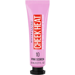 Maybelline Cheek Heat Gel-Cream Blush Makeup  Lightweight  Breathable Feel  Sheer Flush Of Color  Natural-Looking  Dewy Finish  Oil-Free  Pink Scorch