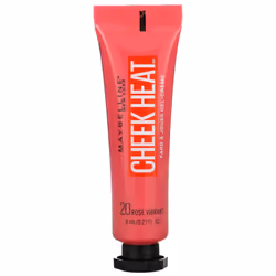 Maybelline, Cheek Heat, Gel-Cream Blush, Rose Flush, 0.27 fl oz (8 ml)