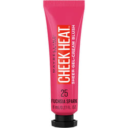 Maybelline Cheek Heat Gel-Cream Blush Makeup  Lightweight  Breathable Feel  Sheer Flush Of Color  Natural-Looking  Dewy Finish  Oil-Free  Fuchsia Spar