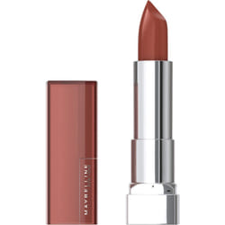 Maybelline Color Sensational Lipstick  Lip Makeup  Cream Finish  Hydrating Lipstick  Nude  Pink  Red  Plum Lip Color  Brick Beat  0.15 oz; (Packaging