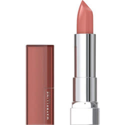Maybelline Color Sensational Lipstick  Lip Makeup  Cream Finish  Hydrating Lipstick  Nude  Pink  Red  Plum Lip Color  Bare Reveal  0.15 oz; (Packaging
