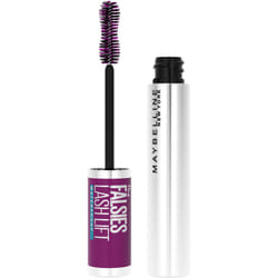 Maybelline The Falsies Lash Lift Waterproof Mascara Volumizing  Lengthening  Lifting  Curling  Multiplying  Eye Makeup  Very Black  1 Count
