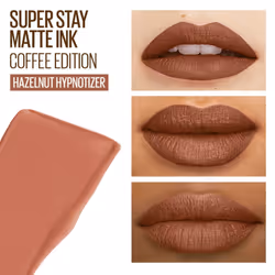 Maybelline New York SuperStay Matte Ink Liquid Lipstick  Coffee Edition  Hazelnut Hypnotizer  0.17 Ounce