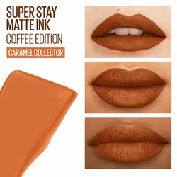 Maybelline New York SuperStay Matte Ink Liquid Lipstick  Coffee Edition  Caramel Collector  0.17 Ounce