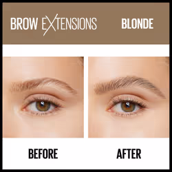 Maybelline Brow Extensions Fiber Pomade Crayon Eyebrow Makeup  Blonde  1 Count
