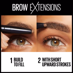 Maybelline Brow Extensions Fiber Pomade Crayon Eyebrow Makeup  Soft Brown  1 Count