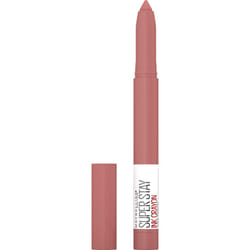 Maybelline Super Stay Ink Crayon Lipstick Makeup  Precision Tip Matte Lip Crayon with Built-in Sharpener  Longwear Up To 8Hrs  On The Grind  Purple Ma