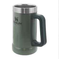 Stanley Adventure Big Grip Beer Stein 24 oz  Mug Keeps Beer Cold for Hours  Holds 2 Cans of Beer  Insulated Stainless Steel
