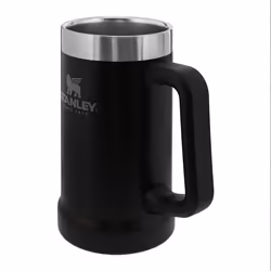 Stanley Adventure Big Grip Beer Stein 24 oz  Mug Keeps Beer Cold for Hours  Holds 2 Cans of Beer  Insulated Stainless Steel