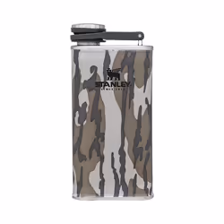 Stanley x Mossy Oak Classic Flask 8oz with Never-Lose Cap  Wide Mouth Stainless Steel Hip Flask for Easy Filling & Pouring  I ...
