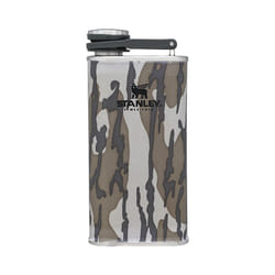 Stanley x Mossy Oak Classic Flask 8oz with Never-Lose Cap  Wide Mouth Stainless Steel Hip Flask for Easy Filling & Pouring  Insulated BPA-Free Leak-Pr
