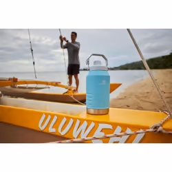 Stanley Iceflow Fast Flow Jug | Recycled Stainless Steel Water Tumbler | Keeps Drink Cold and Iced for Hours | Easy Carry Handle | 96 OZ | Pool