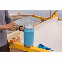 Stanley Iceflow Fast Flow Jug | Recycled Stainless Steel Water Tumbler | Keeps Drink Cold and Iced for Hours | Easy Carry Handle | 96 OZ | Pool