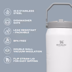 Stanley IceFlow Stainless Steel Tumbler - Vacuum Insulated Water Bottle for Home  Office or Car Reusable Cup with Straw Leak Resistant Flip Cold for 1