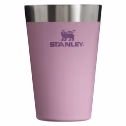 Stanley Adventure Inulsated Stacking Beer Pint Glass Stainless Steel Double Wall Rugged Metal Drinking Tumbler 16 Oz Lilac