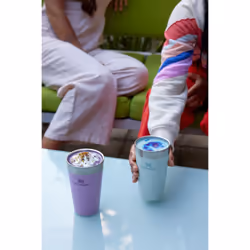 Stanley Adventure Inulsated Stacking Beer Pint Glass  Stainless Steel Double Wall Rugged Metal Drinking Tumbler  16 Oz  Lilac