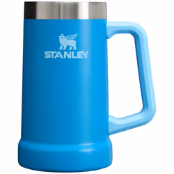 Stanley Adventure Big Grip Beer Stein 24 oz Mug Keeps Beer Cold for Hours Holds 2 Cans of Beer Insulated Stainless Steel