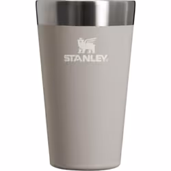 Stanley Adventure Inulsated Stacking Beer Pint Glass  Stainless Steel Double Wall Rugged Metal Drinking Tumbler  16 Oz  Ash 2 ...