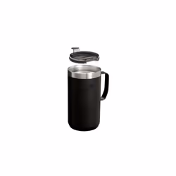 Stanley Stay Hot Camp Mug - Durable 18/8 Stainless Steel Insulated Mug - Splash-Free Tritan Drink-Thru Lid - 24 OZ - Black 2.0
