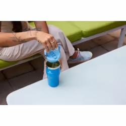 Stanley IceFlow 2.0 Flip Straw Tumbler with Handle 20 oz | Twist On Lid and Flip Up Straw | Leak Resistant Water Bottle | Insulated Stainless Steel |