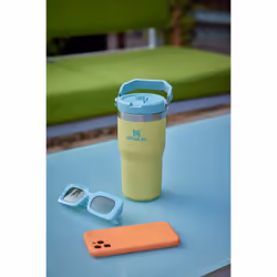 Stanley IceFlow 2.0 Flip Straw Tumbler with Handle 20 oz | Twist On Lid and Flip Up Straw | Leak Resistant Water Bottle | Insulated Stainless Steel |