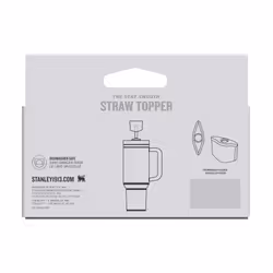 STANLEY Quencher Stay Smooth Anti-Pucker Straw Topper 2-Pack | Ergonomic Sip Through Straw Cap for Tumbler with Handle | Silicone Accessory for Drinki