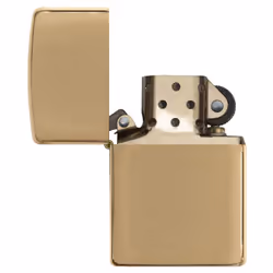 204B New Windproof Lighter - Brushed Brass,1 x 3,5 x 5,5 cm