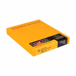 Kodak 158 7484 Professional Ektar Color Negative Film ISO 100 4 x 5 Inches 10 Sheets (Yellow)