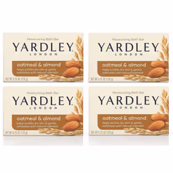 Yardley Oatmeal and Almond Bar Soap  Oatmeal & Almond  4 Ounce Pack of 4