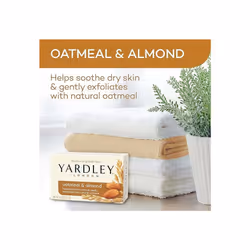 Yardley Oatmeal and Almond Bar Soap  Oatmeal & Almond  4 Ounce Pack of 4