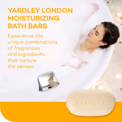 Yardley London Shea Buttermilk Sensitive Skin Naturally Moisturizing Bath Bar, 425 ounce, 2 count
