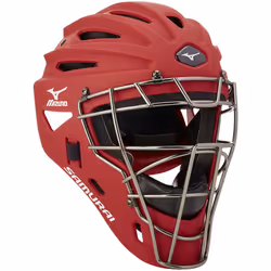 Mizuno Youth G4 Samurai Catcher's Helmet Red
