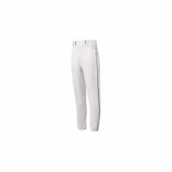 Mizuno mens Premier Piped Pant White-royal X-Large