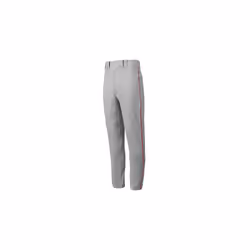 Mizuno mens Premier Piped Pant Grey-red Large US