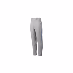 Mizuno mens Premier Piped Pant Grey-royal X-Small