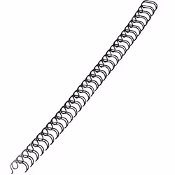 Fellowes 9/16-Inch Binding Spines Wire 25-Pack Black5255601