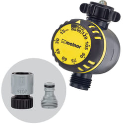 Melnor 65136AMZ Mechanical Timer  Black  Yellow
