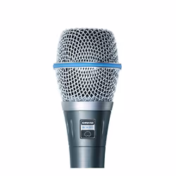 Shure Beta87C Vocal Microphone 3 Pin XLR, metallic/blue