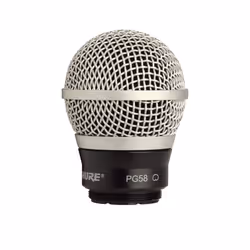Shure RPW110, Microphone head, Shure, PG58, Black