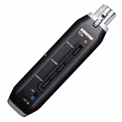 Shure X2u, 48kHz, 500 mA